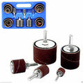 Round Sanding Drum Set - 9 Piece Kit