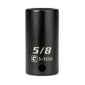 Capri Tools Semi-deep Impact Socket, 3/8 In. Drive, 6-point, Sae 5/16