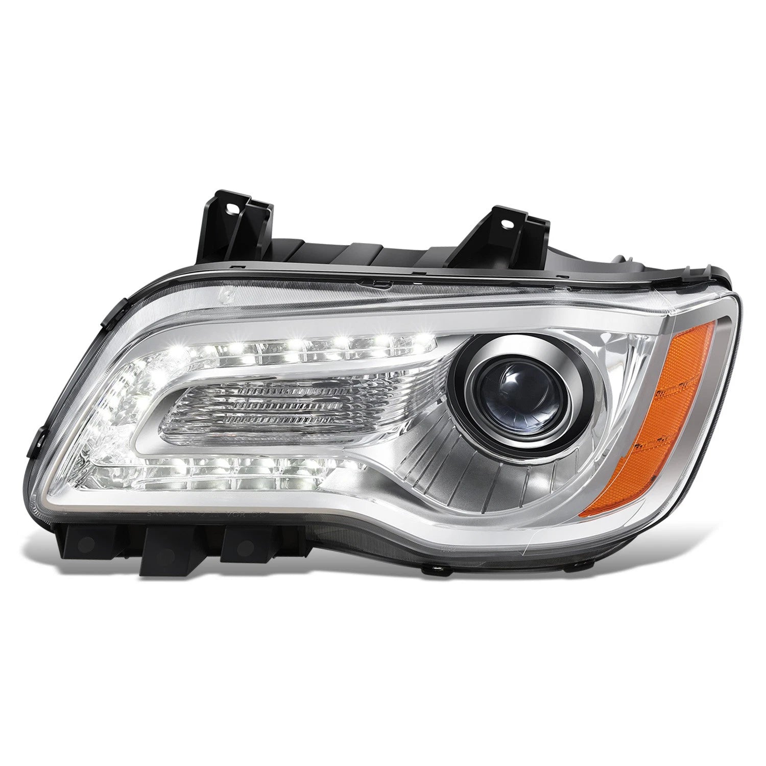 Fit 11-14 Chrysler 300 Led Drl Projector Headlight | Built Supply Co