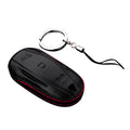 Car Key Protector Genuine Leather Cover Bag With Chain For Tesla