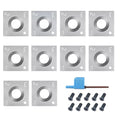 Square Carbide Inserts Cutter Knives For Wood Lathe Turning Tool
