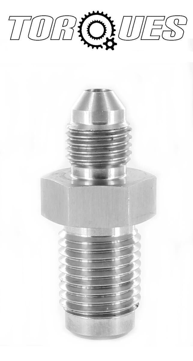 AN-4 ( 4AN AN04 ) M14x1.5 Metric Stainless Steel Adapter Long Thread