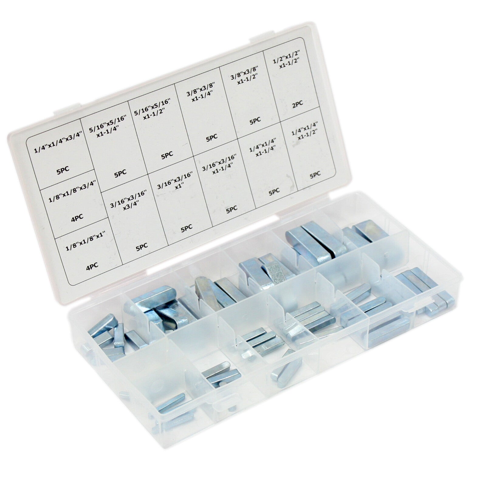 60pc SAE Keystock Bar Assortment Set