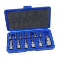 Us Pro Tamperproof Torx Bit Socket Set T8-t70 1/4" 3/8" 1/2" Drive