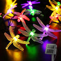42ft Solar Power Garden Lights 60 Led Dragonfly Fairy String Light