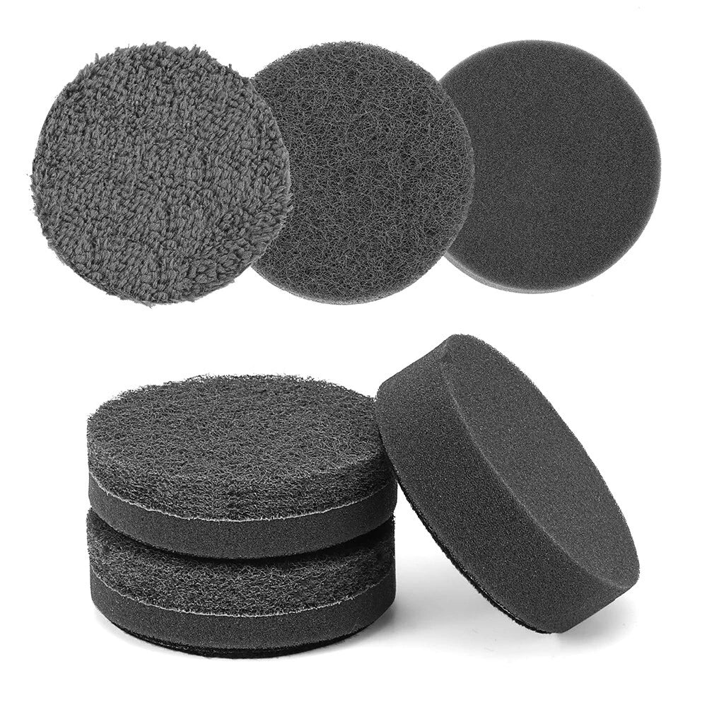 HAUSHOF Replacement Grey Sponge Pads 6PC only for HAUSHOF Electric Spin Scrubber