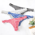 Men's Fashion Low Waist Thongs Bulge Pouch 50% Polyester 50% Spandex