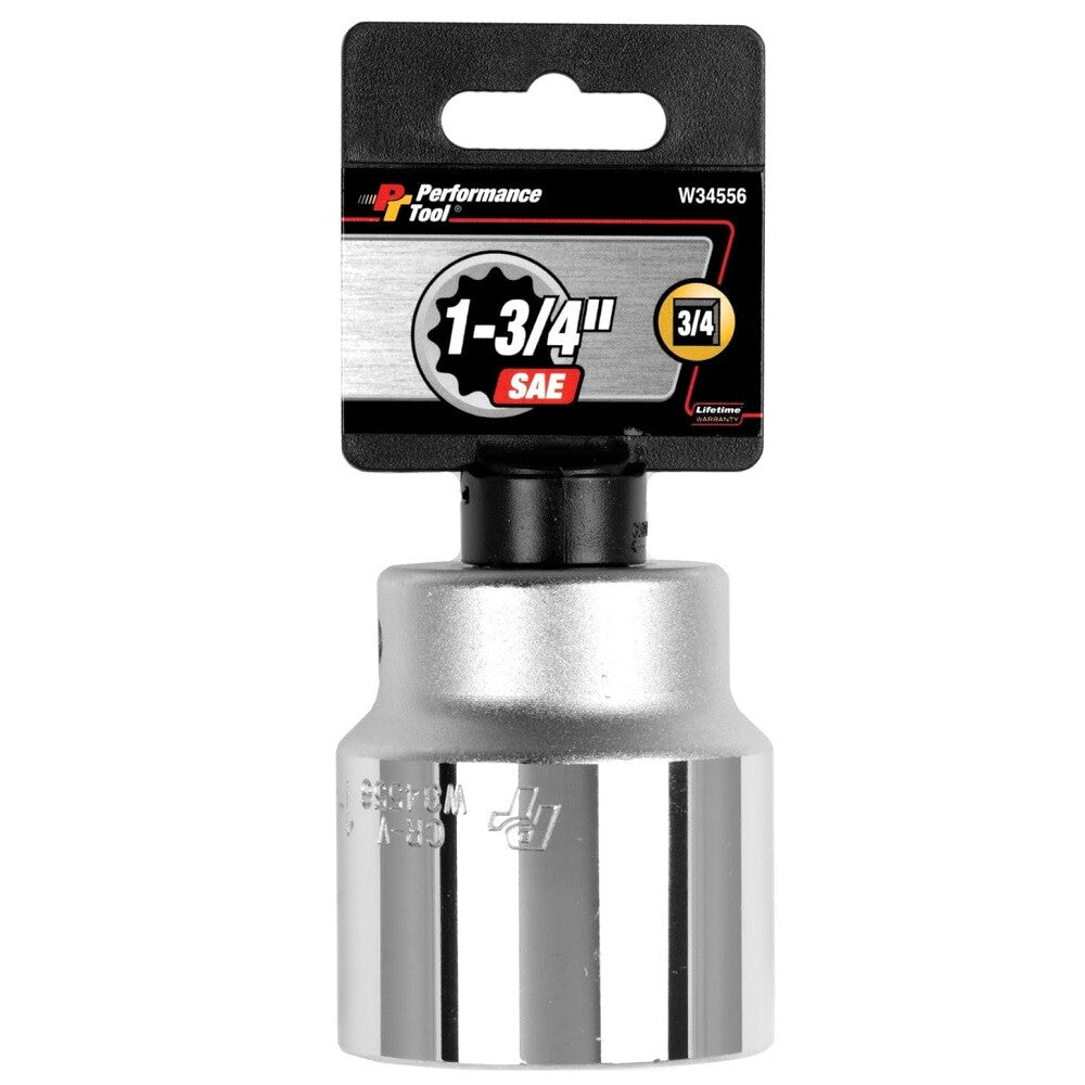 Performance Tool 3/4-Inch Drive 12-Point SAE Socket by Performance Tool