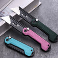 Workpro Folding Utility Knife Quick Change Blade Box Cutter G10