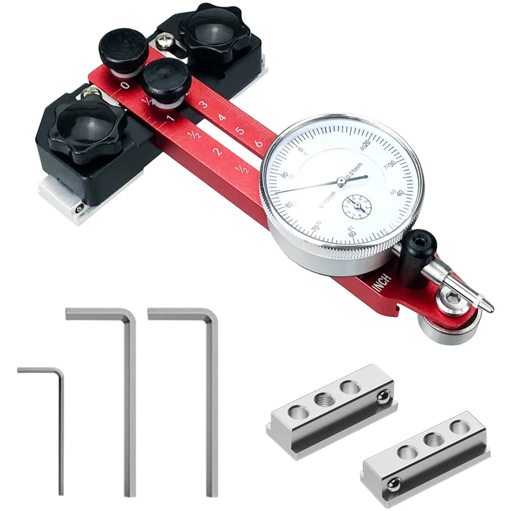 Precision Alignment Corrector For Table Saw Aluminum 188x112mm Red