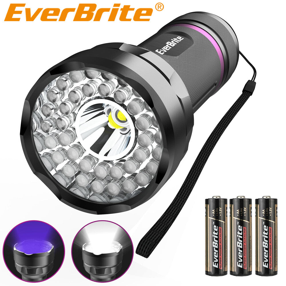 EverBrite LED Flashlight UV White Light by EverBrite