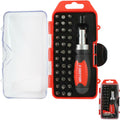 Dekton 38pc Stubby Ratchet Screwdriver Bit Set