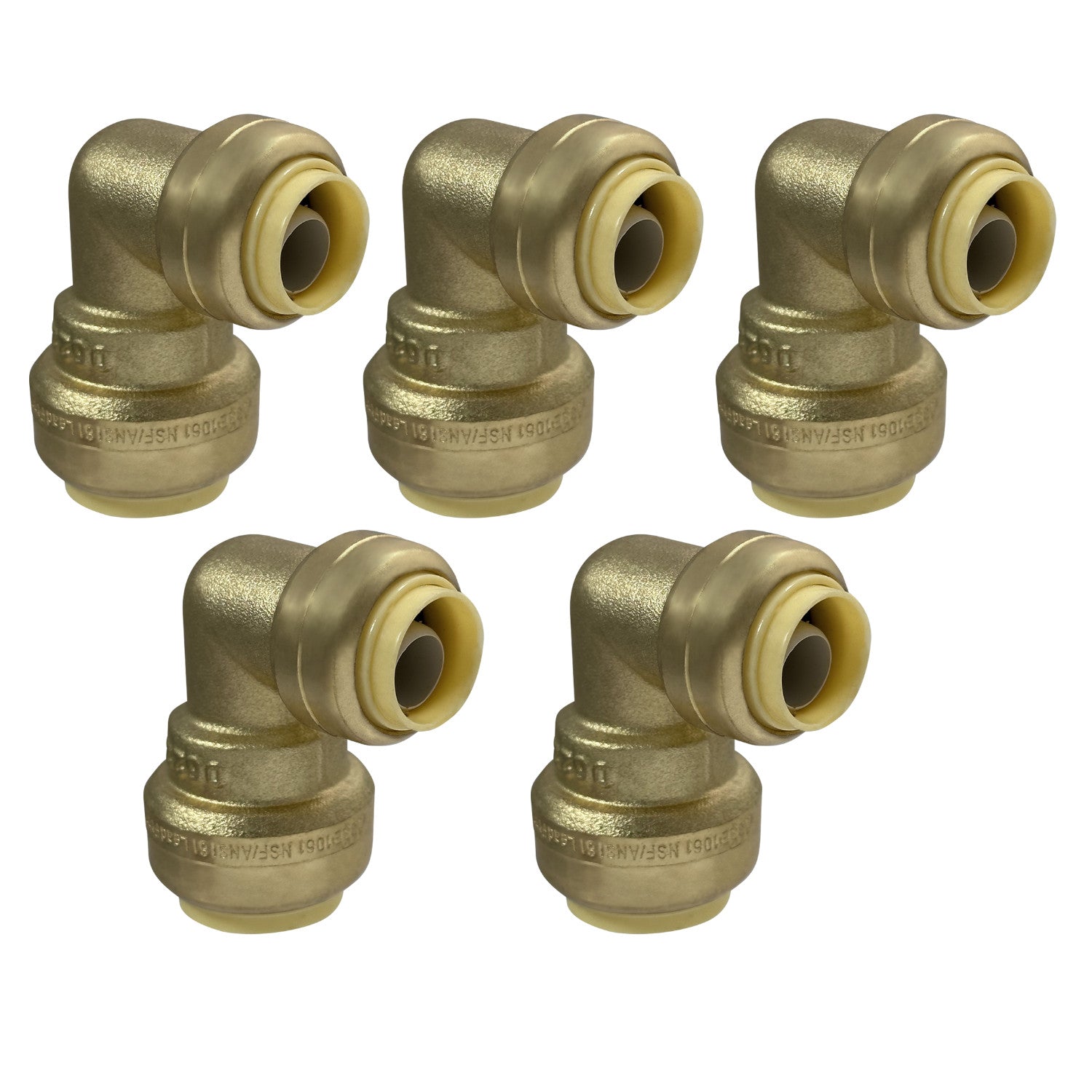 XFITTING 3/4" x 1/2" Push Fit Elbow 5 Pack