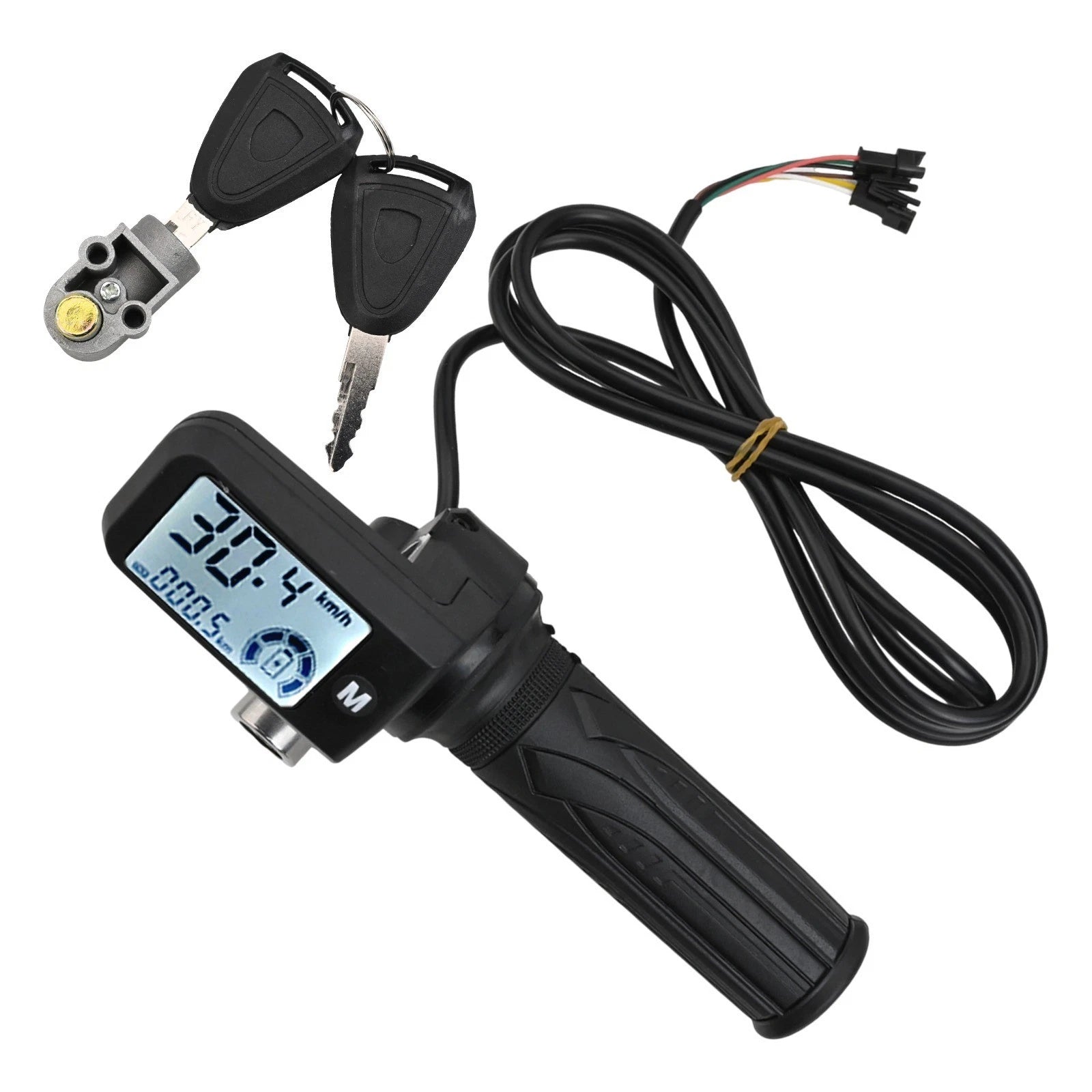 Ebike Throttle Handle Grip 48V With Lcd And 170cm | Built Supply Co