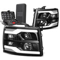For 2007-2014 Silverado Dual Led Tube Projector | Built Supply Co