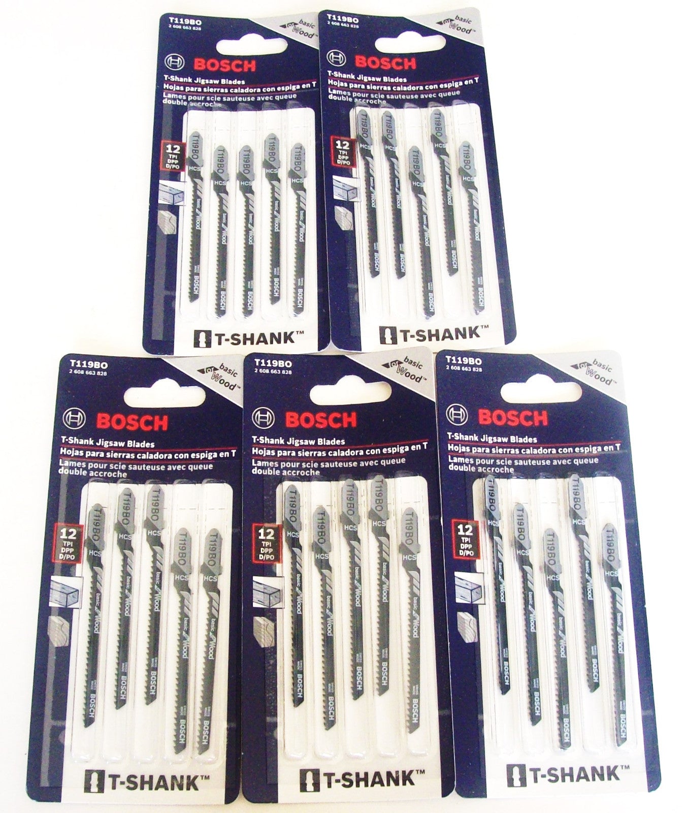 Bosch T-Shank Jigsaw Blades