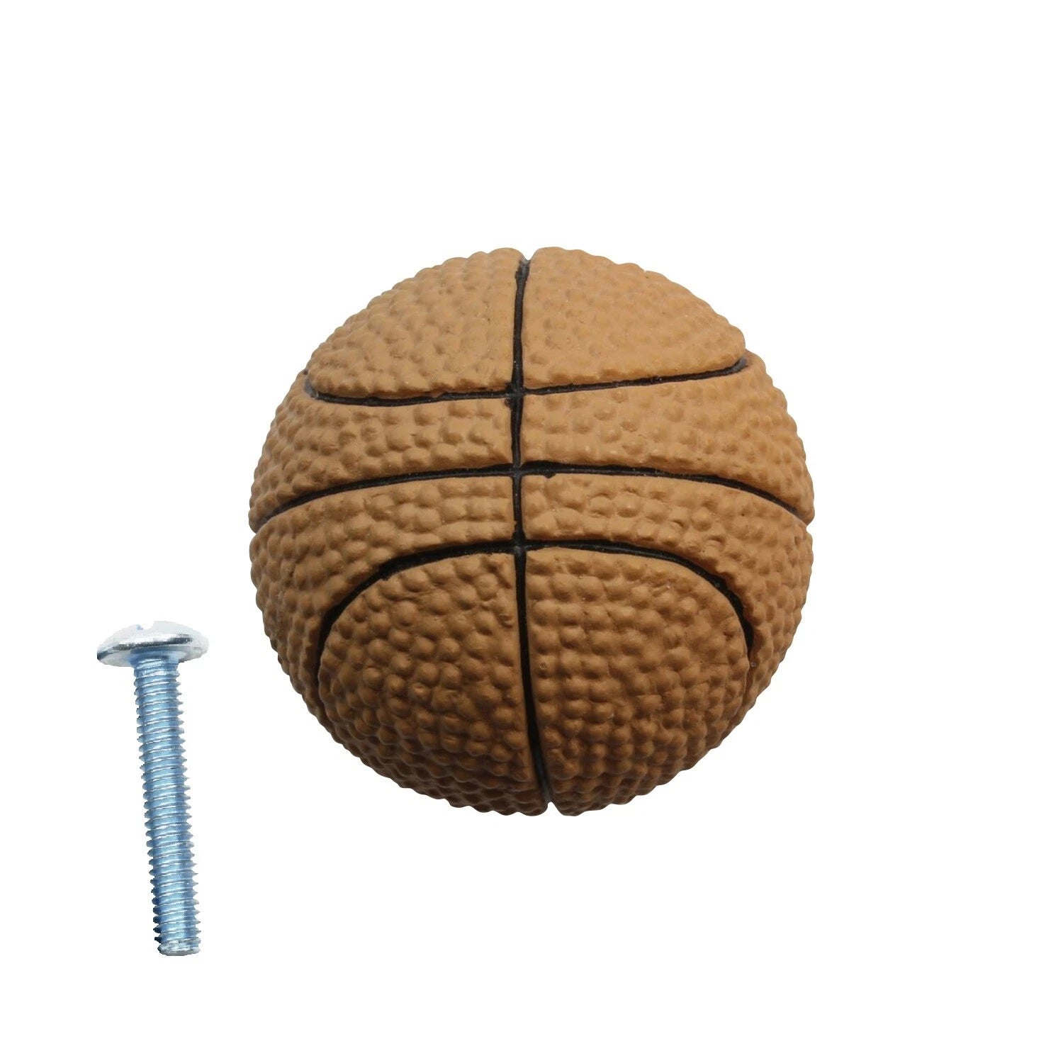 Go Team Collection: Basketball Cabinet Hardware Knob, 1-1/4"