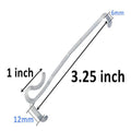 Clear Valance Clips For 3 Inch Horizontal Blinds Replacement