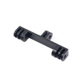 Dual Head Camera Flash Light Mount Bracket Bridge Extender Extension