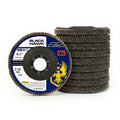 10 Pack 4.5" x 7/8" XL 36 Grit High Density Flap Discs Jumbo Grinding