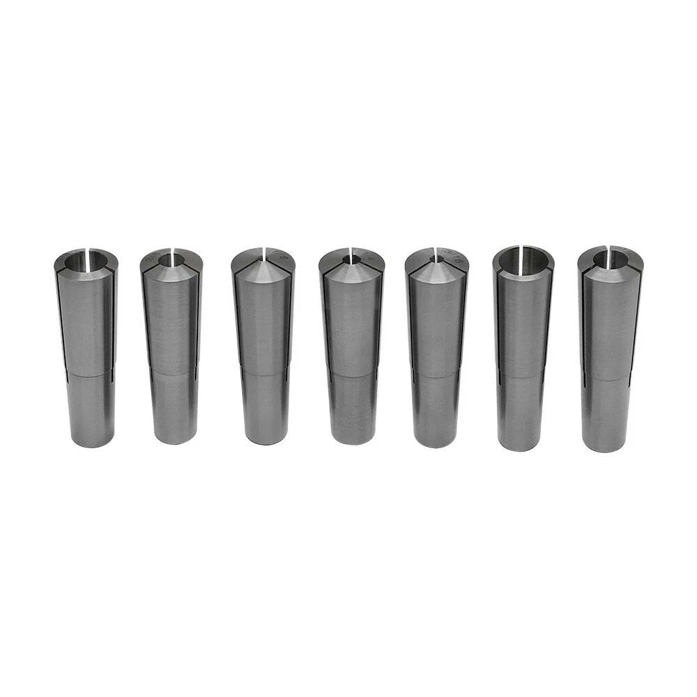 Mt3 Round Collet Set 3/8''-16 Drawbar Thread