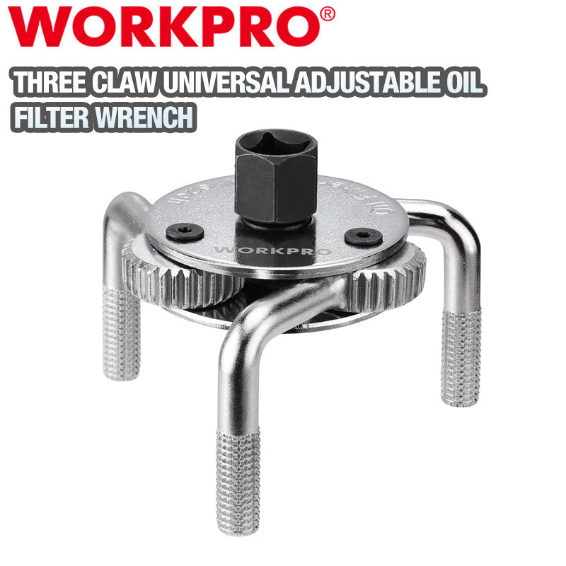 WORKPRO Universal Adjustable Oil Filter Wrench From 3" - 5.5"Oil