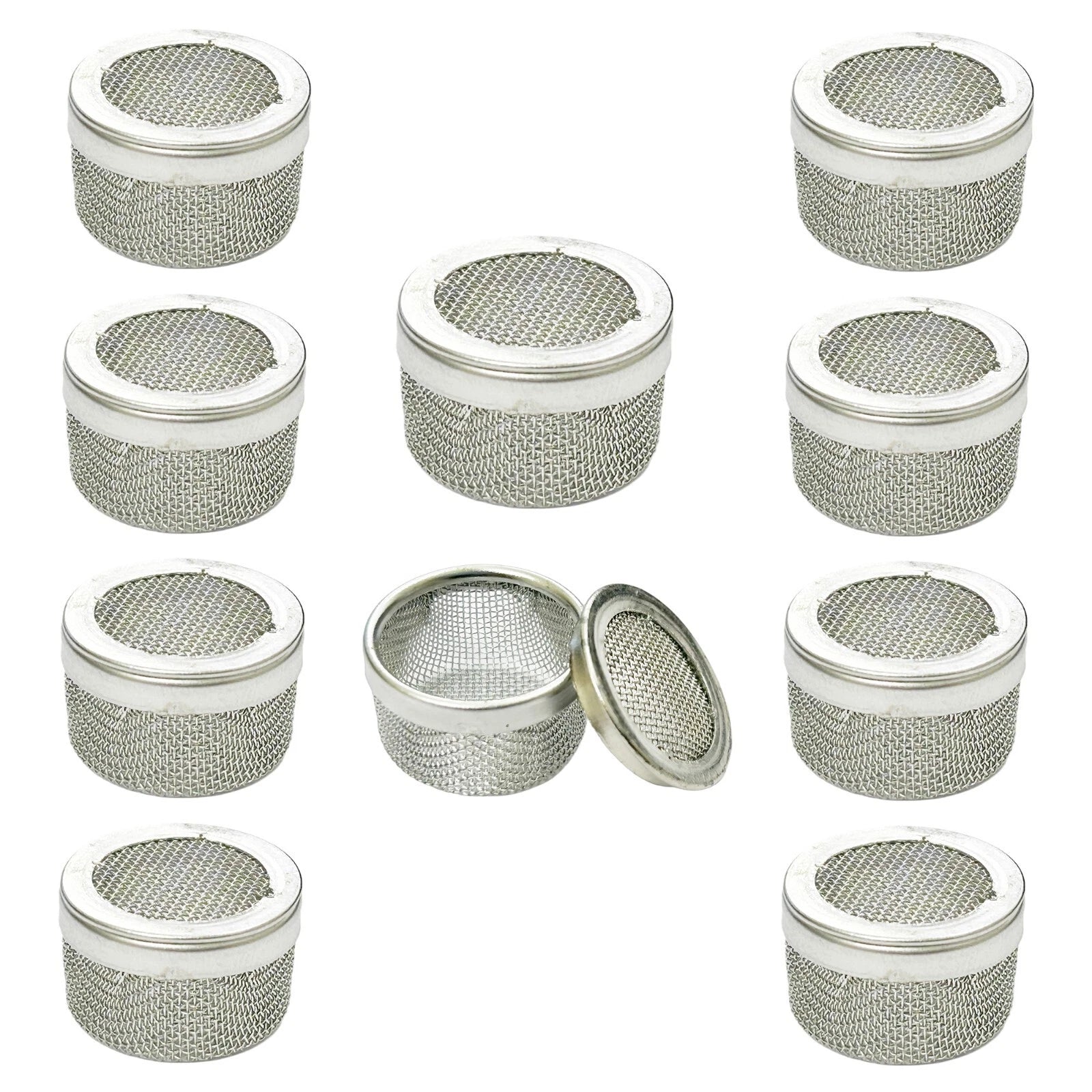 Set Mini Steel Ultrasonic Cleaning Basket Parts Holder Mesh Watch
