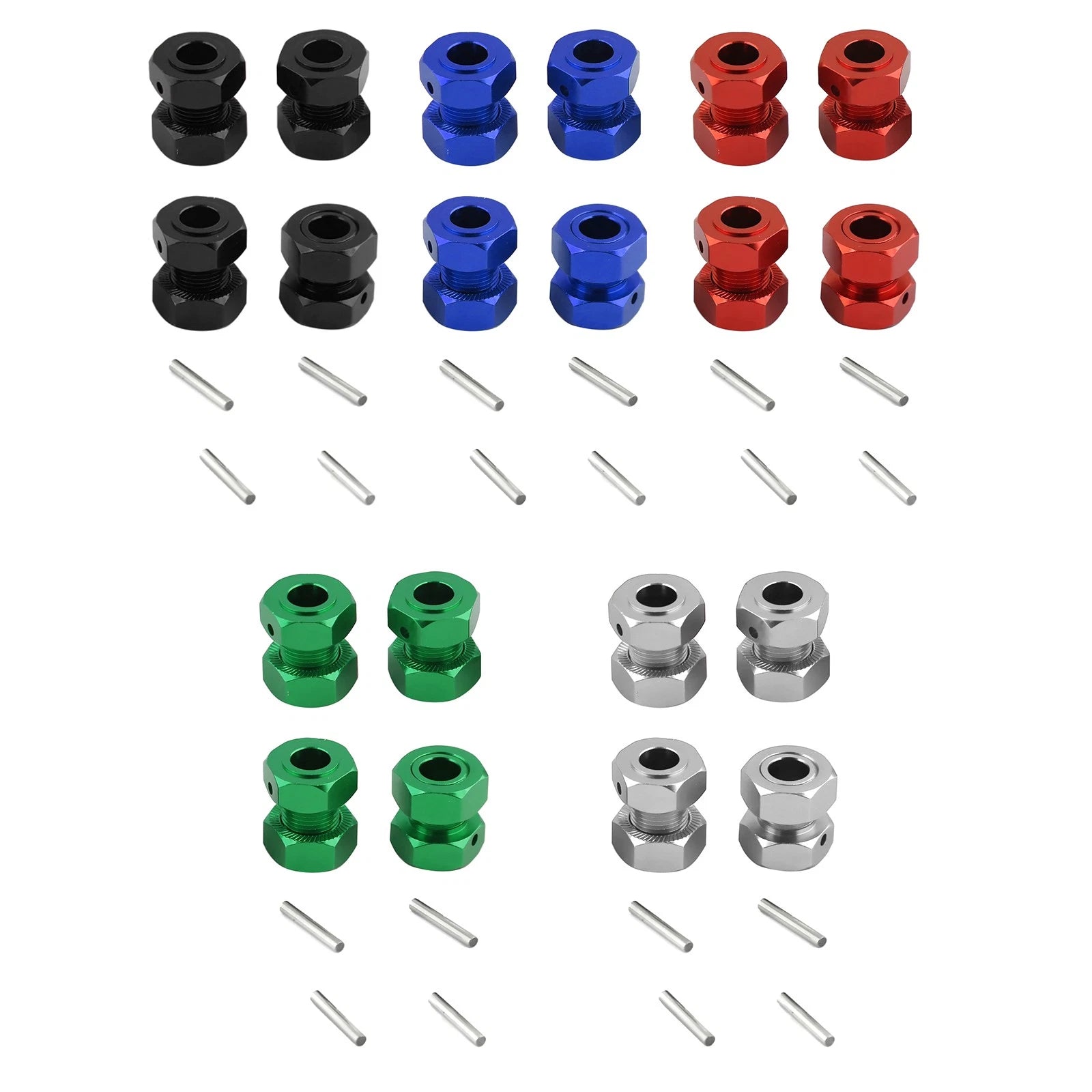 4* Wheel Hubs Hex Hexagonal Nut For Arrma 1/8 6s Kraton Outcast Rc