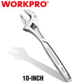 WORKPRO 10" Adjustable Wrench Heavy Duty Spanner Inch/Metric Scale