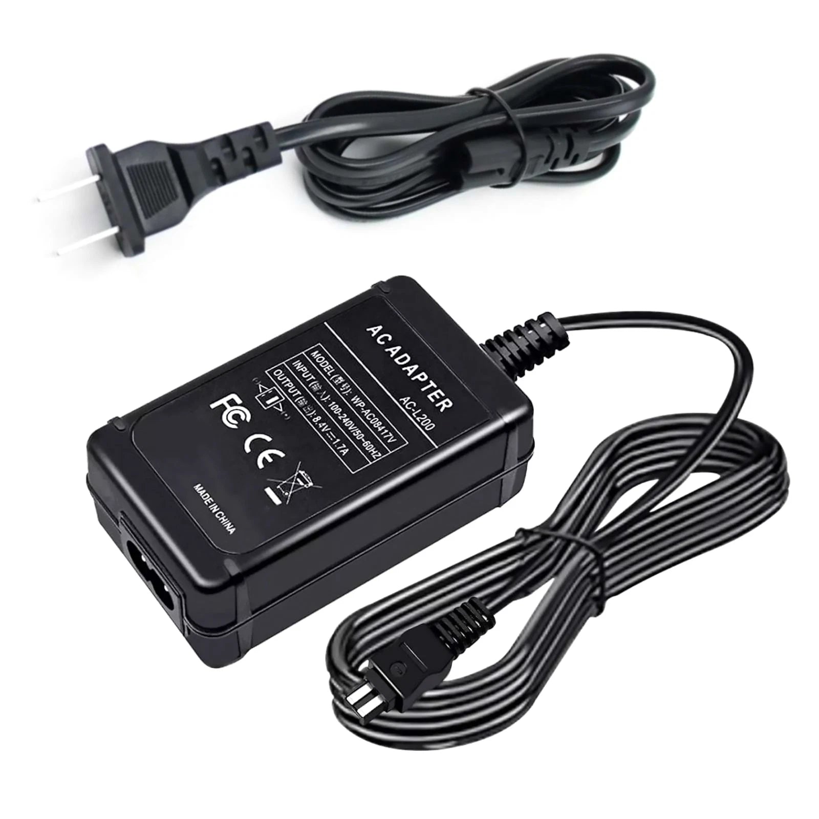 New Ac-l200 Ac Power Adapter Charger Kit For Sony Handycam Dcr-sr