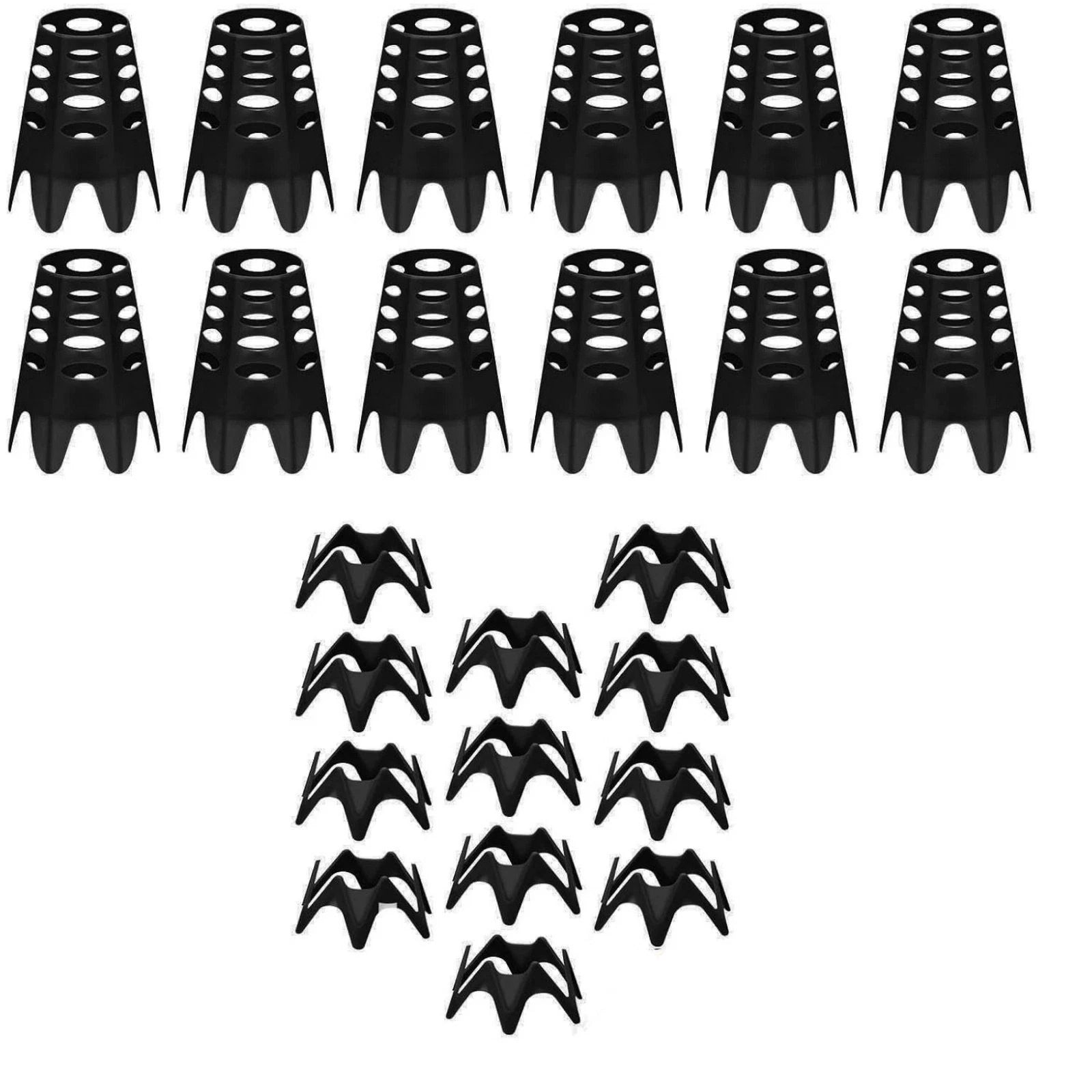 24 Count Plastic Golf Practice Tees With Two Sizes For Driving Range