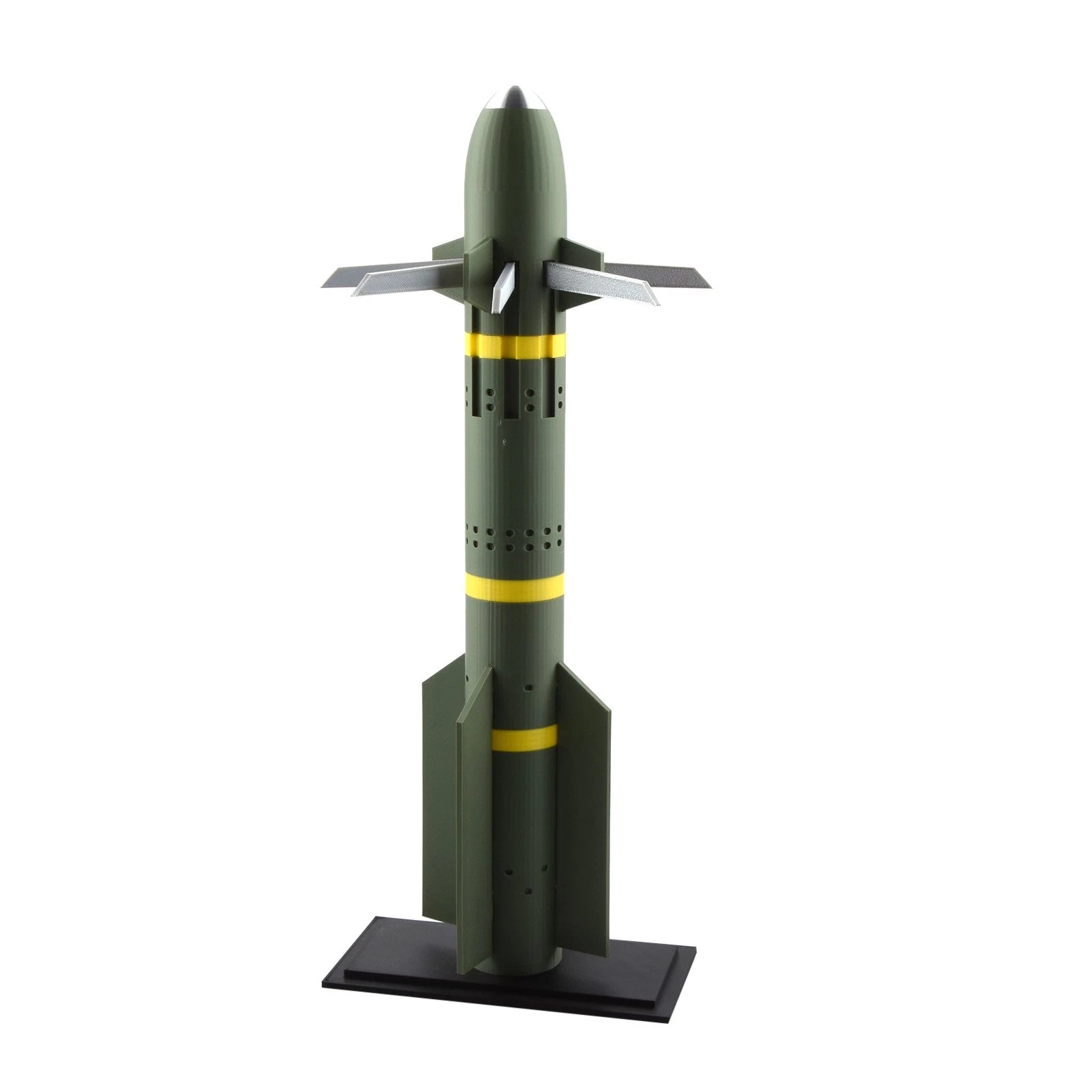 Good Quality 38cm Pla 1/4 Scale Us Agm-114r9x Hellfire Missile Model