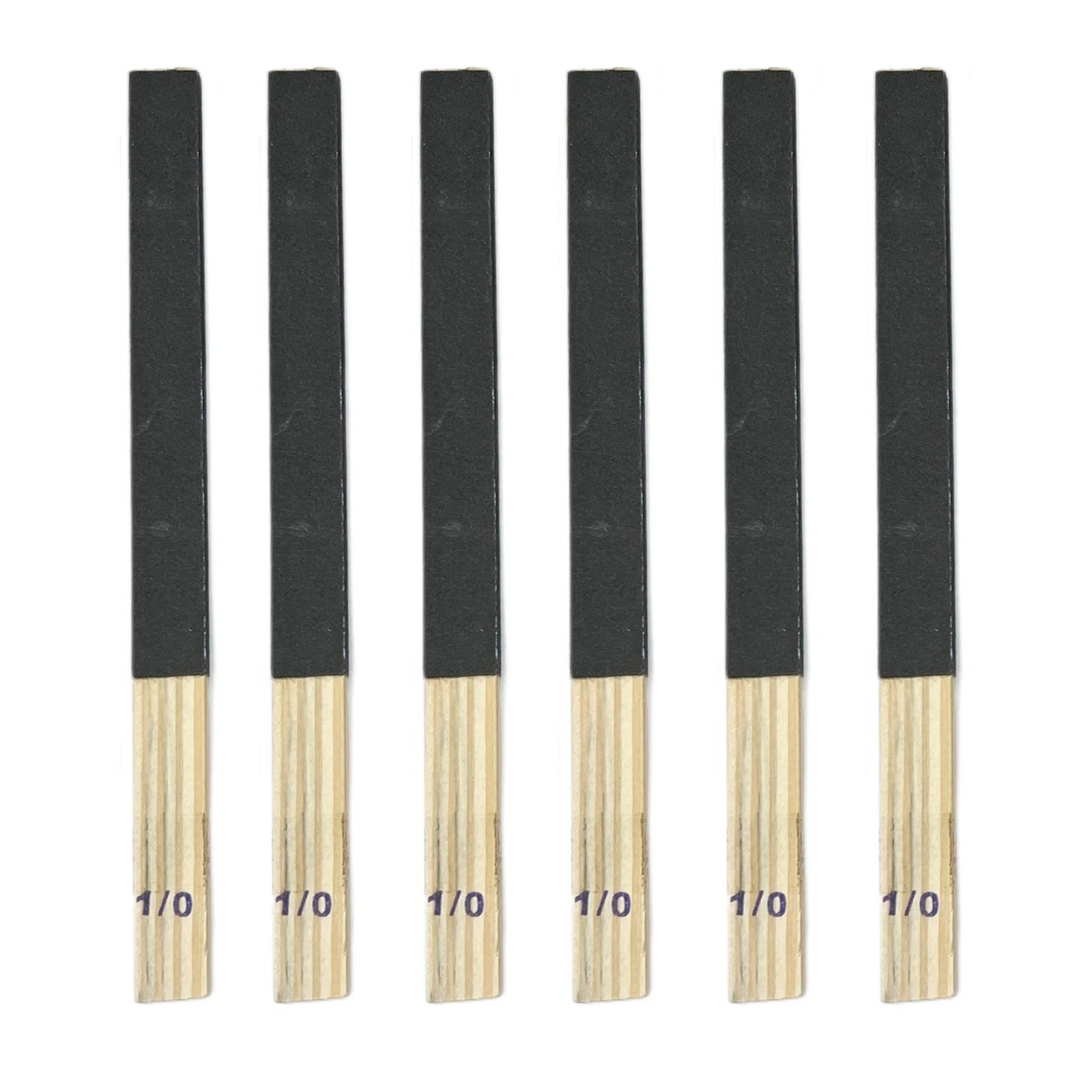 6 Pack 9-1/2" X 3/4" Grit 1/0 Polishing Paper Emery Sticks - Jewelry
