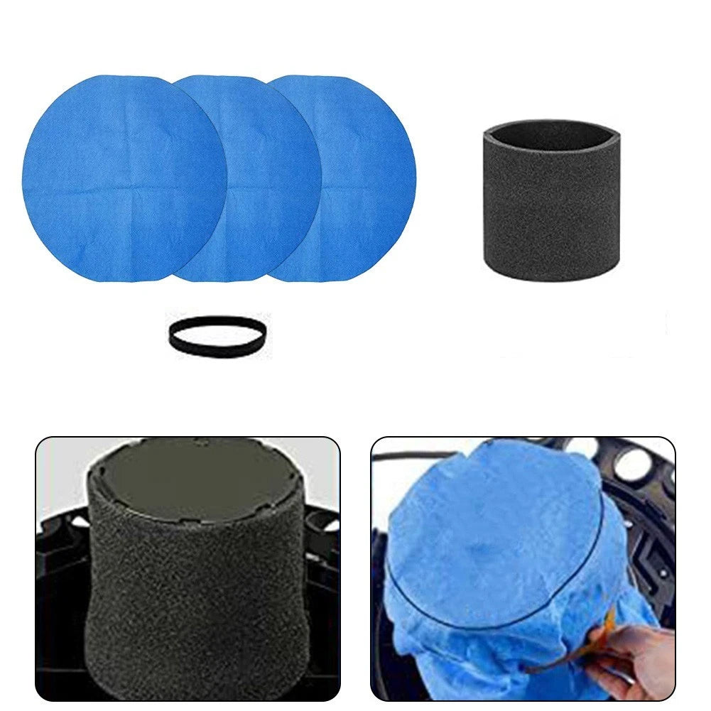 Foam Filter Elastic Band Kit 9010700 For Wet Or Dry Vacuum Cleaners