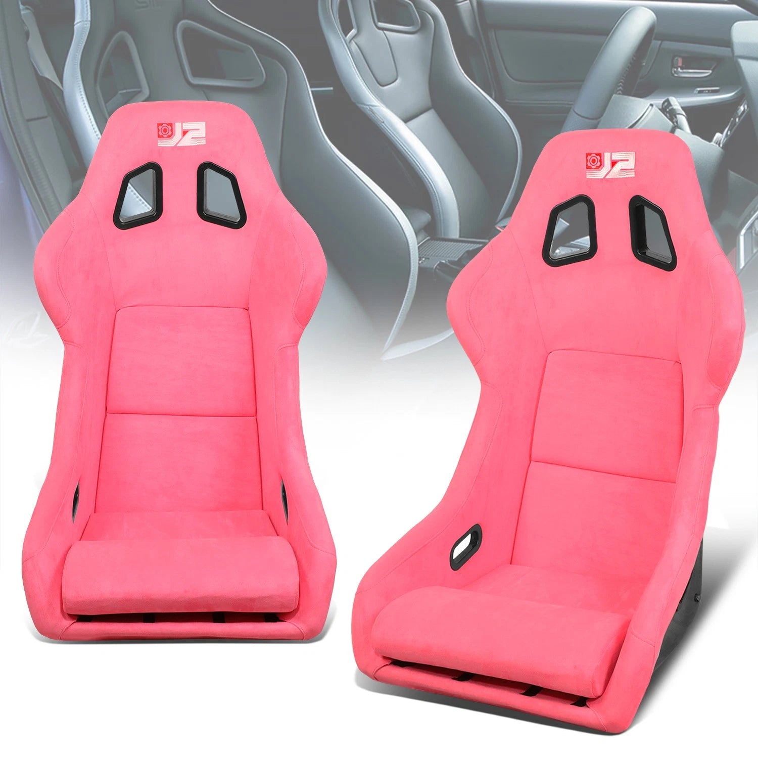 J2 Engineering Pink Fixed Position Bucket Racing | Built Supply Co