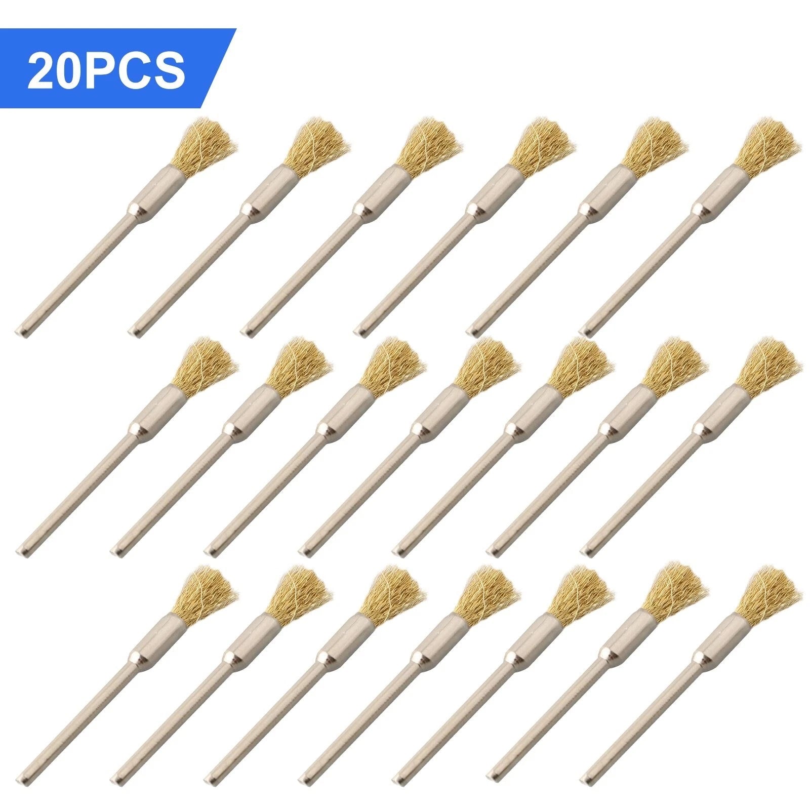 5mm Brass Rotary Wire Wheel Brushes Accessories Fit | Built Supply Co