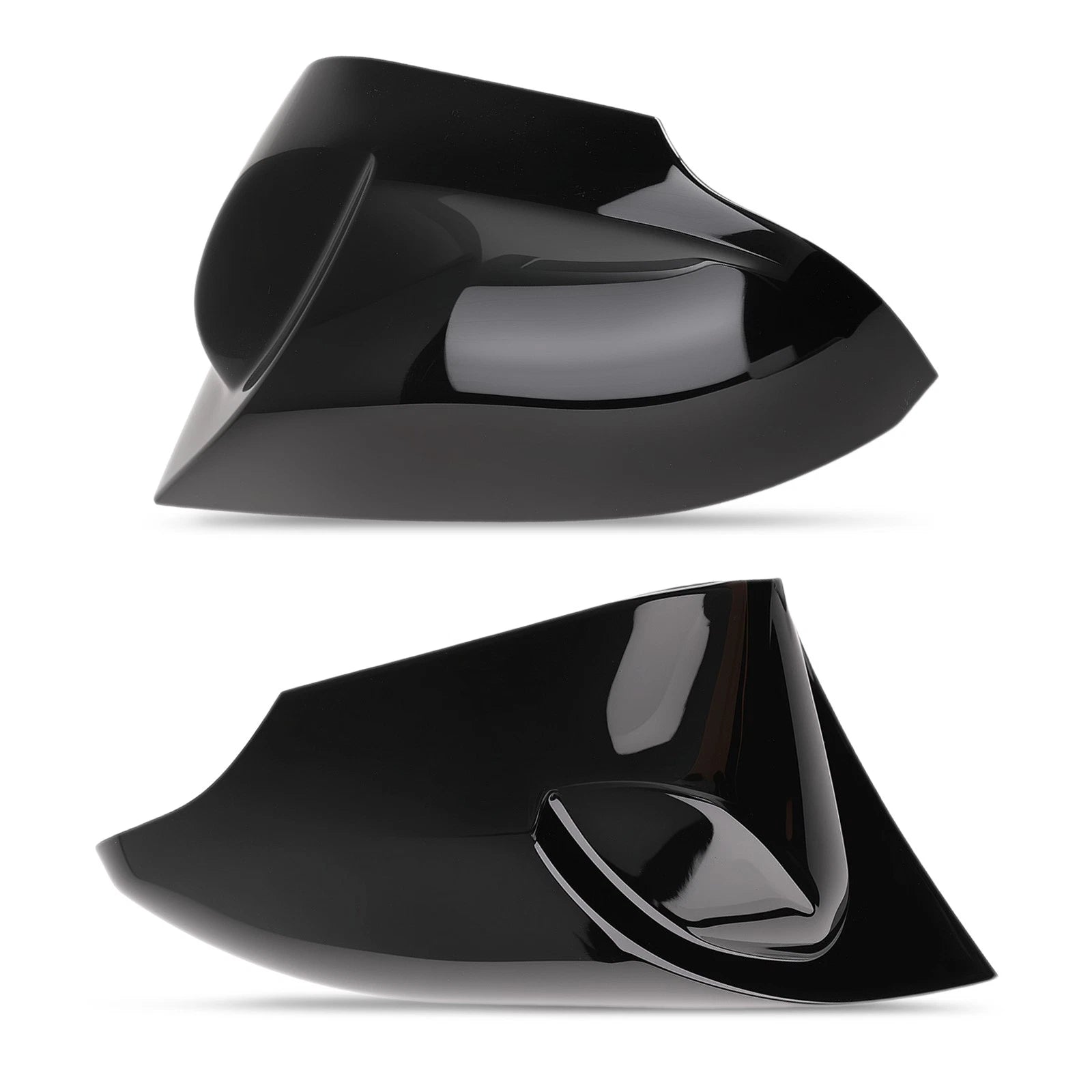 Door Mirror Housing for Toyota Corolla Levin 2014-18 Black Plastic Self-Adhesive