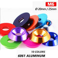 Cup Washers for M6 Countersunk Screws