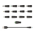 Usb To Dc 5V Power Cord, Universal Dc 5.5x2.1mm Cable With 13