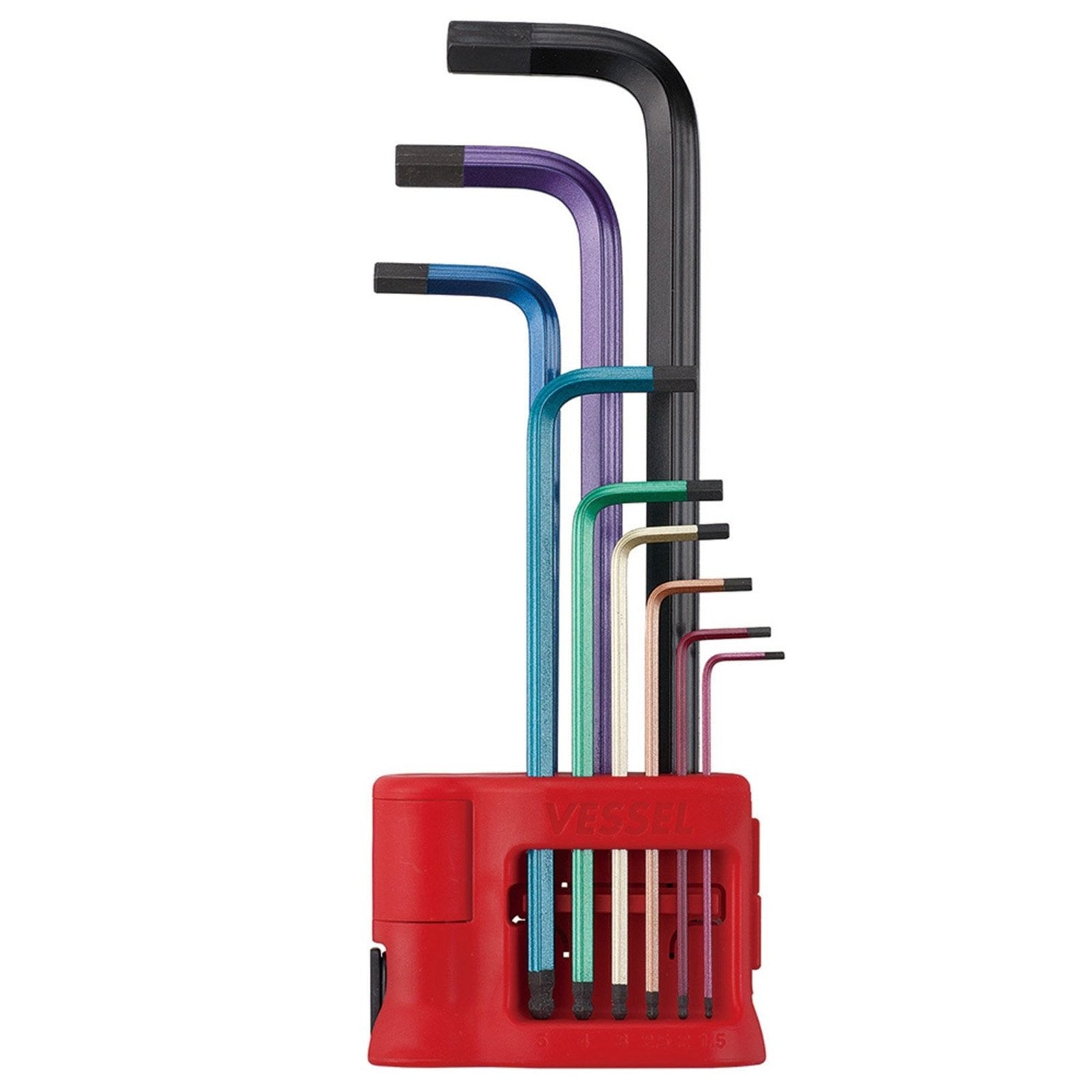 VESSEL Rainbow L Type Wrench Set