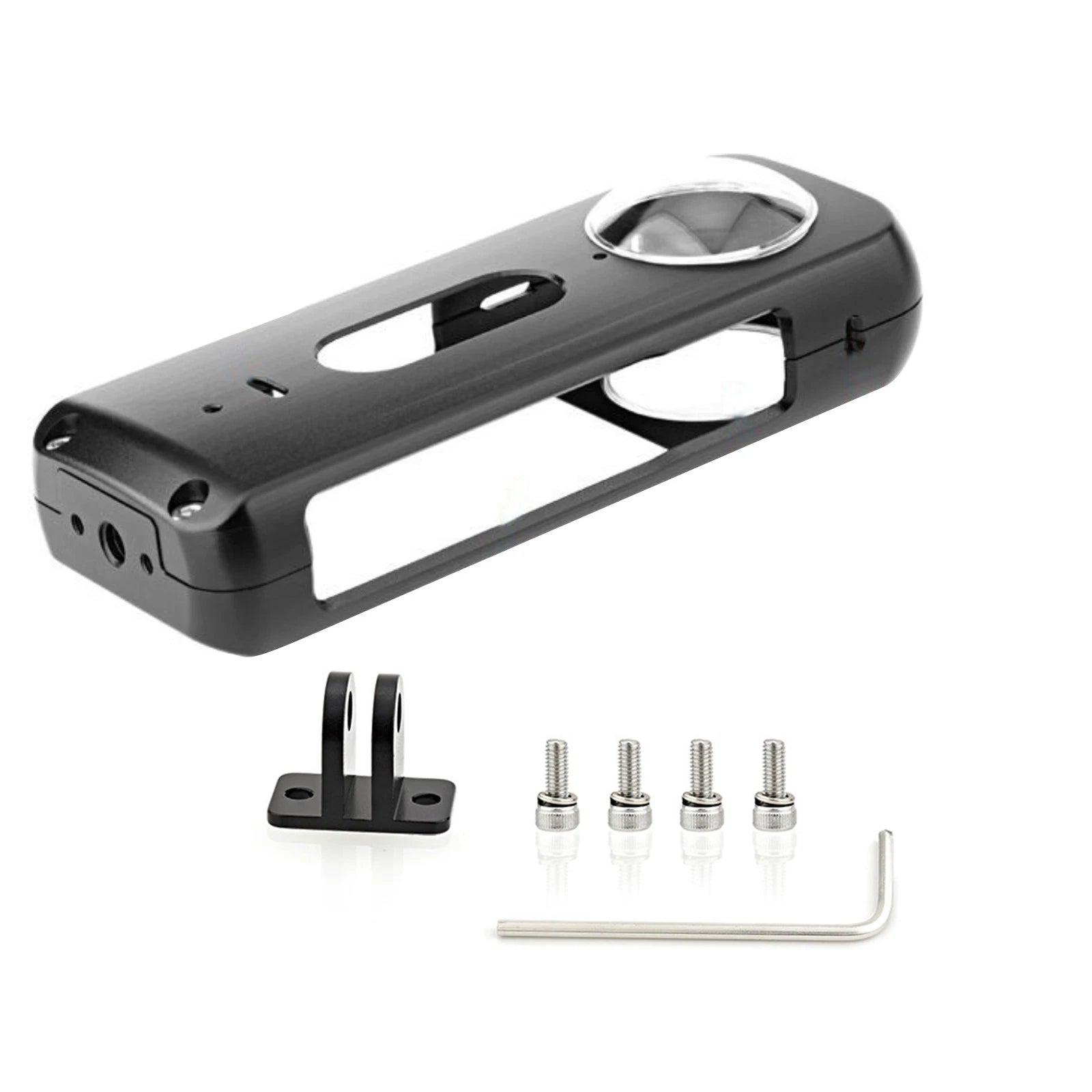 Alloy Protective Metal Cage Case With Lens Cover /1/4 Port For