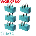 WORKPRO 6PC Large Moving Bag Set Heavy-Duty Storage Tote Alternative Moving Box