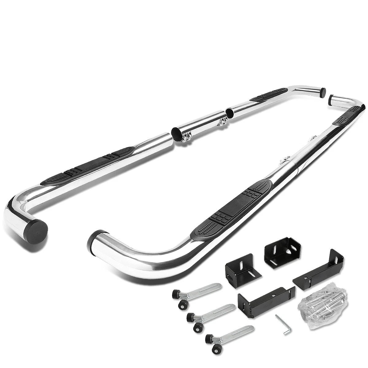 Fit 99-11 Silverado Sierra Ext/crew Cab Chrome 3"od | Built Supply Co
