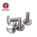 50/ M6 M8 M10 M12 Full Thread Shelf Square Head Neck Bolt Carriage