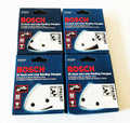 100 BOSCH HOOK AND LOOP SANDING TRIANGLES DISCS 60 GRIT 6 HOLE ITALY SDTW062Open