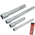 Neilsen 4pc Wobble Socket Extension Bar Set