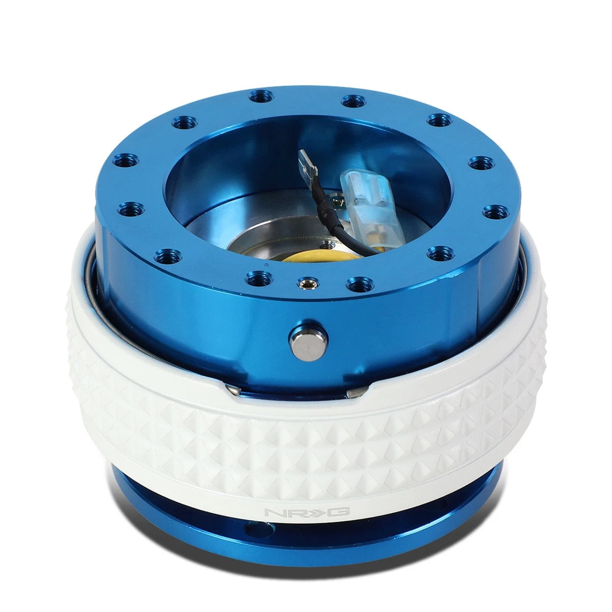 Nrg Aluminum Steering Wheel Quick Release Adapter Gen 2.1 Blue/glow