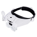 Glasses Magnifier Glass With Led Reading Magnifier Soldering Loupe