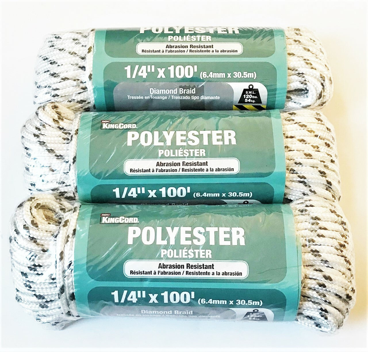 Kingcord Diamond Braid Polyester Pull Starter Rope