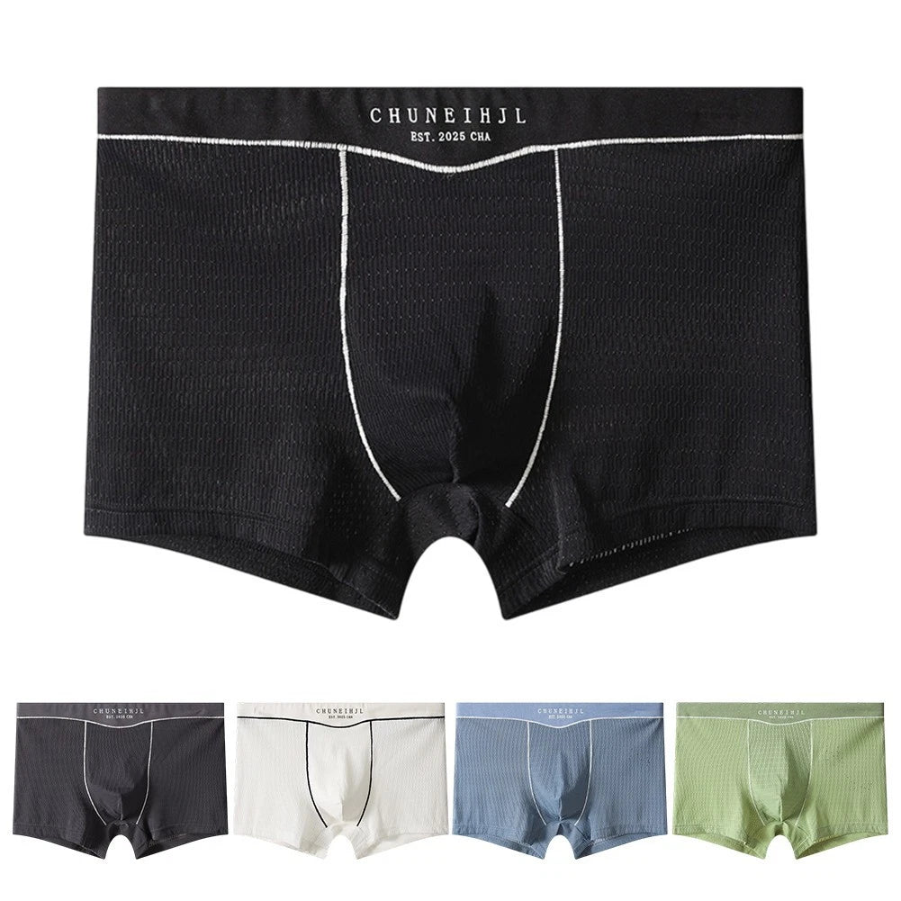 Comfortable Men U Convex Mesh Underwear Boxershorts Trunks For Daily